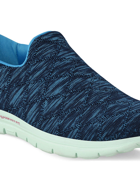 FABIA Navy Women's Walking Shoes